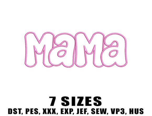 Download Vintage Mama Embroidery Design - Mama embroidery design Collection