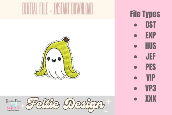 Download Boonana Halloween ITH Feltie Design - Nana Collection
