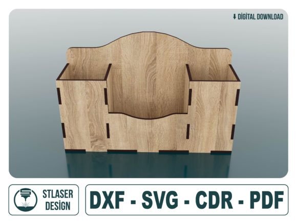 Download Laser Cut Wooden Pencil Holder Svg Files - Wood Collection